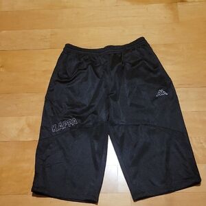 Kappa Black Long Shorts Unisex